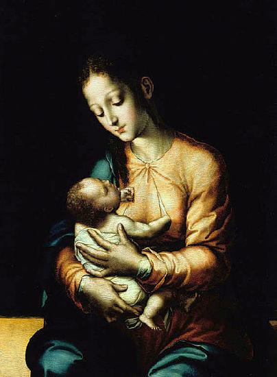 Luis de Morales Virgin and Child oil painting image